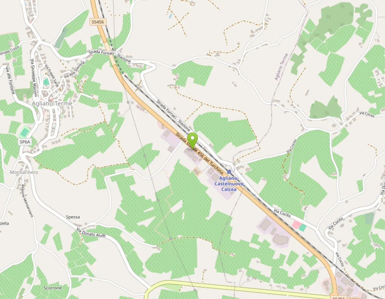 Mappa: Biglia Serramenti, Agliano Terme