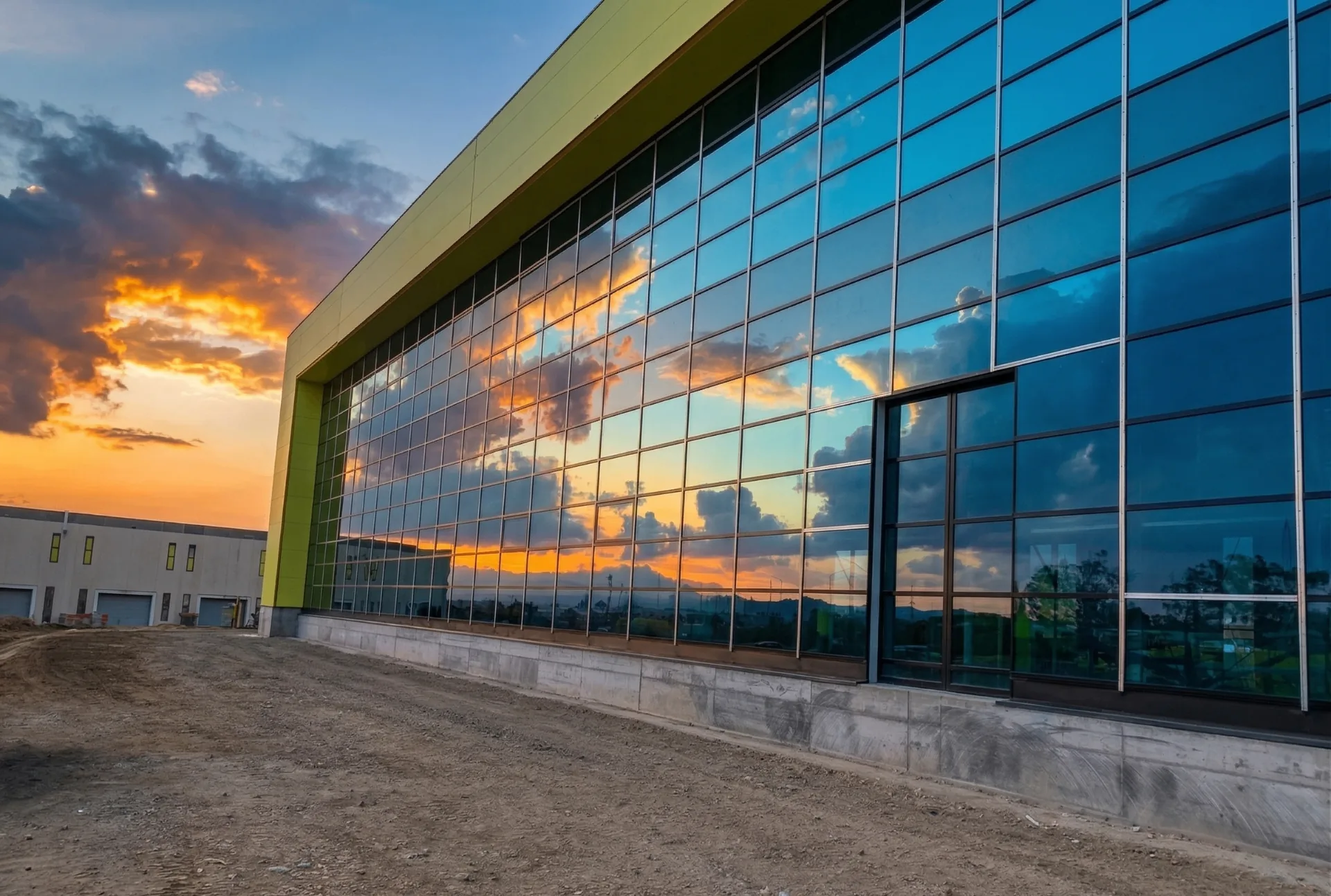 Aluminium facade